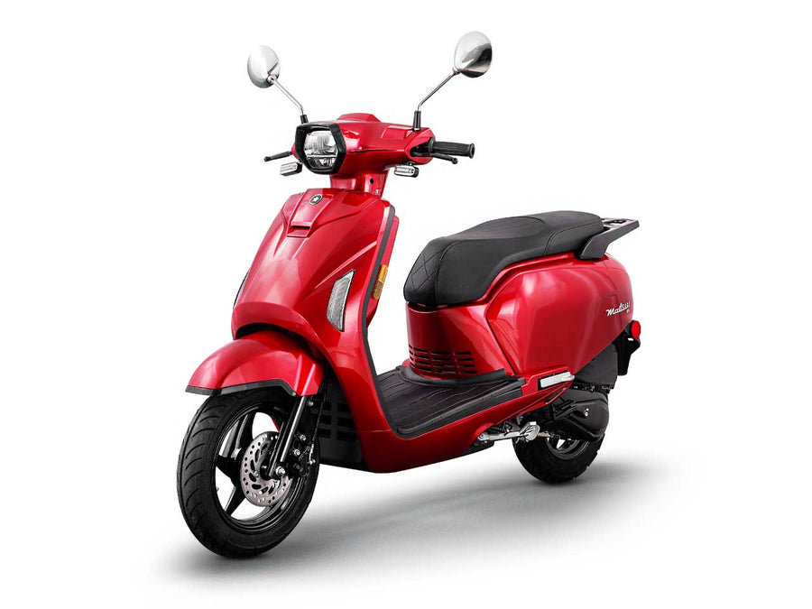 Scootstar Modstar 150 red scooter stylish 150cc commuter ride