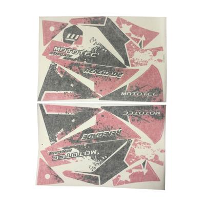 MotoTec Renegade Sticker Kit Pink