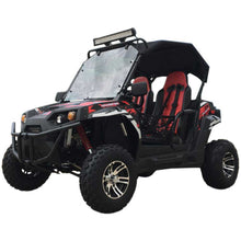 Load image into Gallery viewer, TrailMaster Challenger 200EX EFI UTV Deluxe, Windshield, Push Bar, Chrome Rims, Light bar included