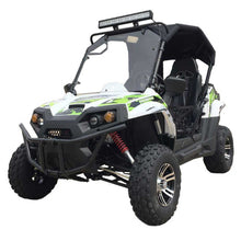 Load image into Gallery viewer, TrailMaster Challenger 200EX EFI UTV Deluxe, Windshield, Push Bar, Chrome Rims, Light bar included