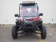 Load image into Gallery viewer, TrailMaster Challenger 4-300X EFI UTV Chrome Rims, Bimini Top, Full roll Cage, Light Bar, Brush Guard. Independent Rear