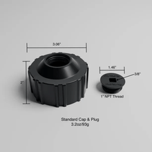 TUFF JUG storage cap dimensions and sizing for current model racing fuel and utility containers