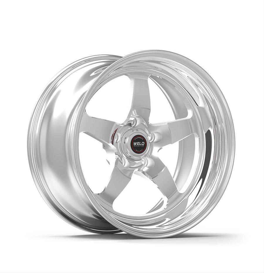 Weld Racing RT-S S71 18x12 polished forged aluminum drag racing wheel 5x4.75 bolt pattern