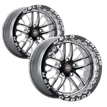 Weld Racing RT-S S82 17x10 beadlock wheels black forged aluminum drag racing wheels 5x114.3 bolt pattern