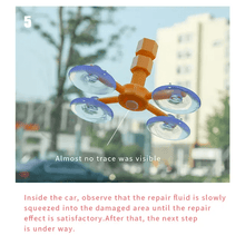 Load image into Gallery viewer, windshield repair tool attached to glass repairing chip damage with suction mount and resin injector