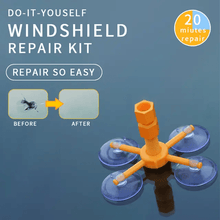 Load image into Gallery viewer, windshield repair tool showing suction cups injector and resin system components for chip repair