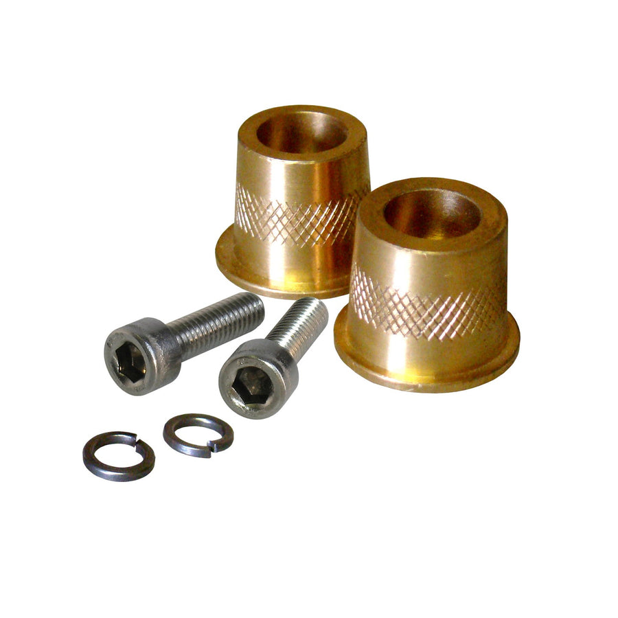 XS Power 580 short brass post adaptors with M6 hardware for AGM battery terminals