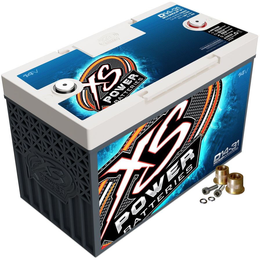 XS Power D14-31 14V AGM Group 31 battery for high performance vehicles and car audio systems