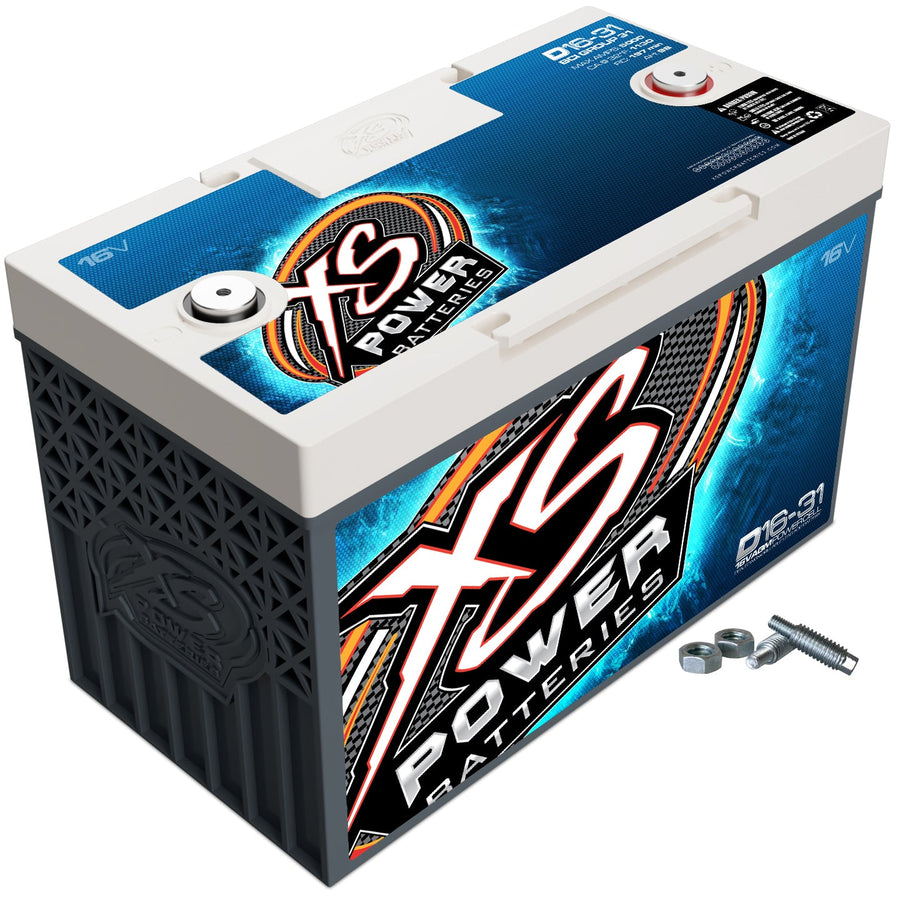 XS Power D16-31 16V AGM Group 31 racing battery for drag racing and high compression race engines