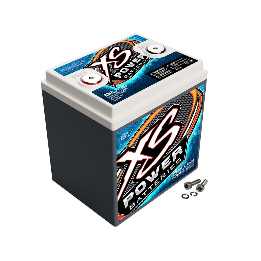 XS Power D6V-38 6V AGM golf cart battery for utility vehicles and electric carts