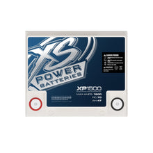 Side label view of XS Power XP1500 12V AGM reserve battery