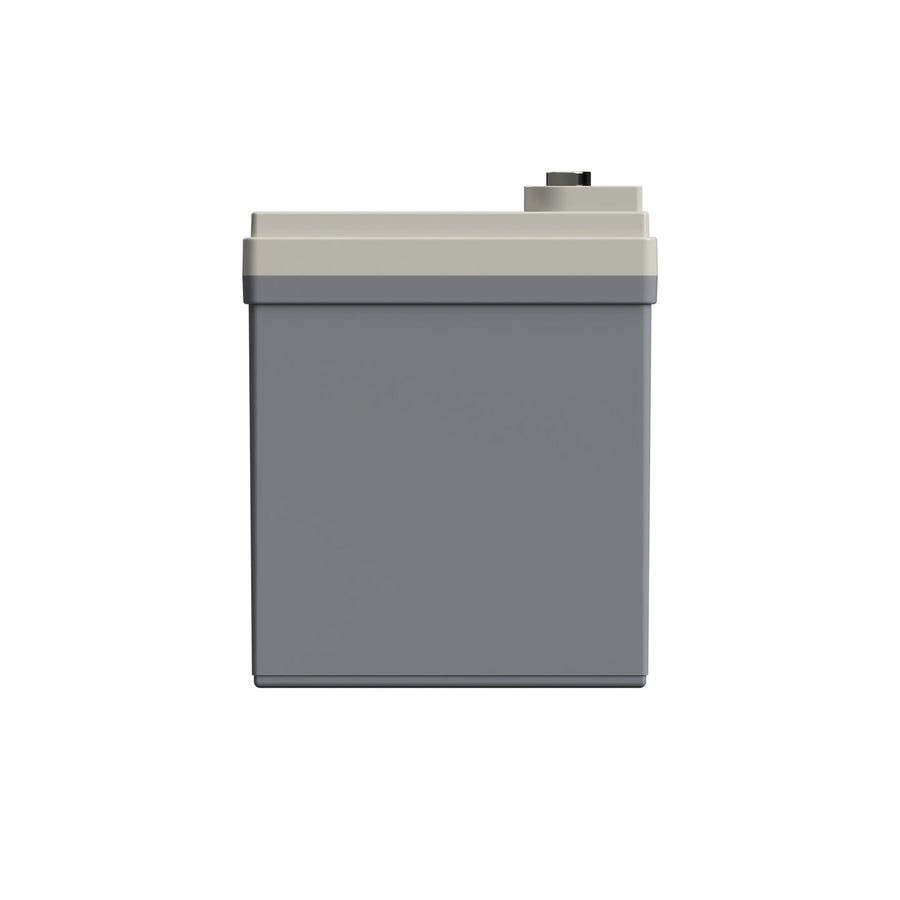 XS Power XP950 AGM secondary battery terminal and side profile for compact electrical systems