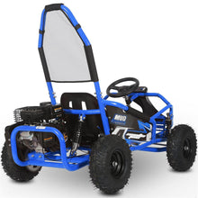 Load image into Gallery viewer, MotoTec Mud Monster 98cc Kids Go Kart Full Suspension Blue - Lee Motorsports