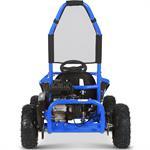 MotoTec Mud Monster 98cc Kids Go Kart Full Suspension Blue - Lee Motorsports