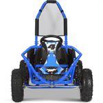 MotoTec Mud Monster 98cc Kids Go Kart Full Suspension Blue - Lee Motorsports