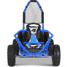 MotoTec Mud Monster 98cc Kids Go Kart Full Suspension Blue - Lee Motorsports