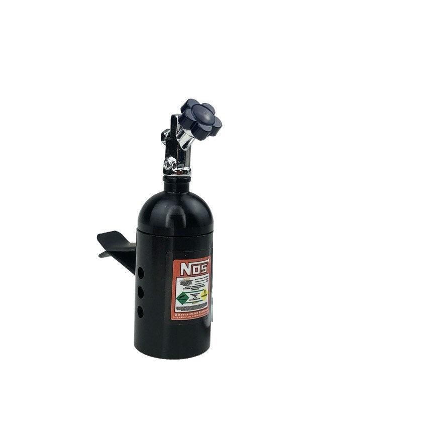 black NOS nitrous bottle air freshener clip on for vehicles