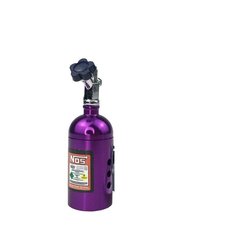 purple NOS nitrous bottle air freshener for car interior