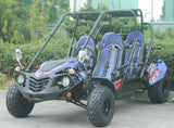 TrailMaster Blazer 4-200X Off Road Adult Buggy Go kart four seater. High Back Seats with race style harness
